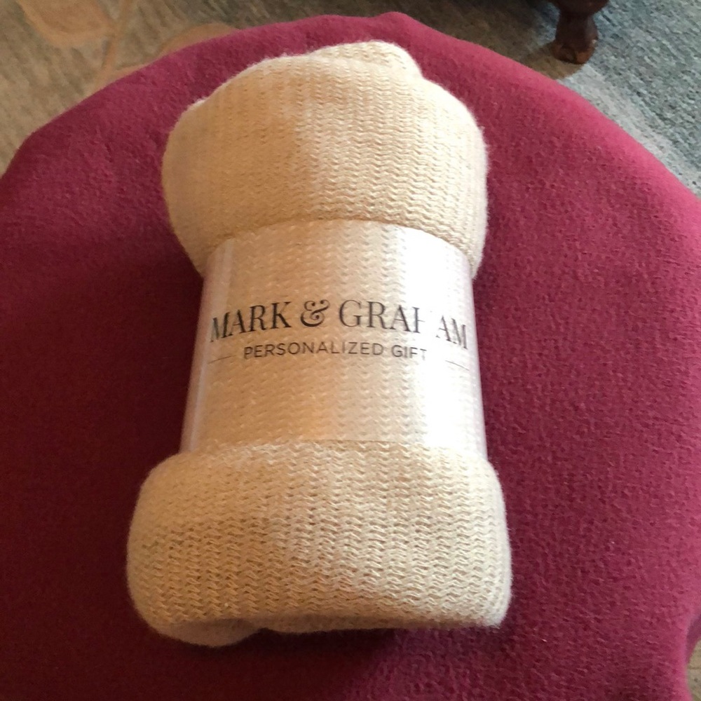 Mark & Graham throw